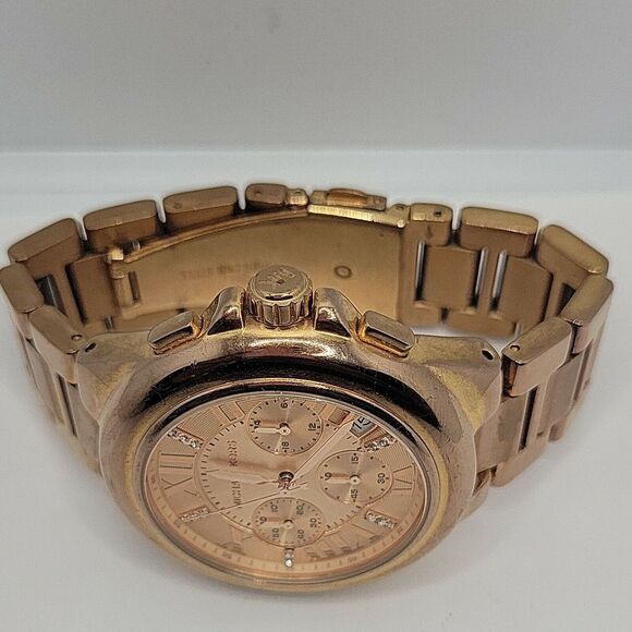 Michael Kors MK5652 Women's Stainless Steel Analog Rose Gold Dial Watch BC723 - Picture 7 of 10